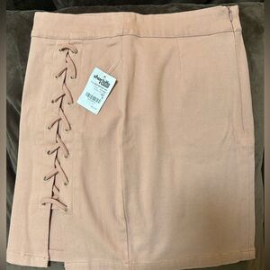 Light Pink Mini Skirt